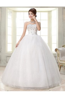 Lace and Tulle Sweetheart Ball Gown Dress with Sequins