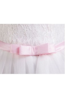 Tulle Strapless Sheath Dress with Embroidery