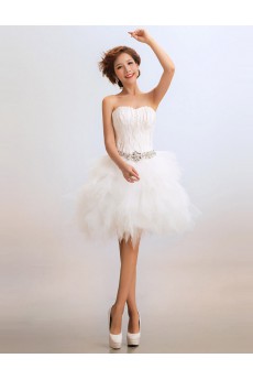 Tulle Sweetheart Sheath Dress with Beading