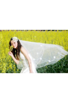 Fingertip Wedding Veil