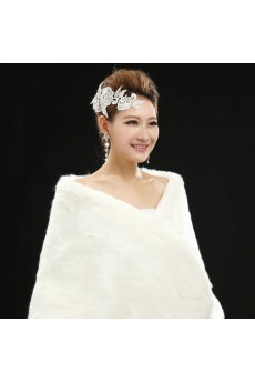 Faux Fur Wedding Wrap