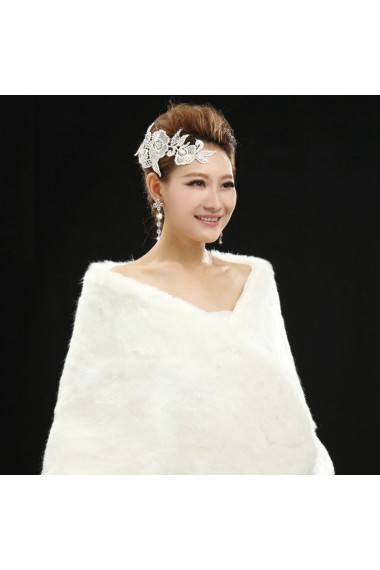 Faux Fur Wedding Wrap