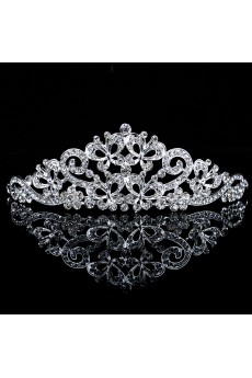 Shining Alloy with Zircons and Rhinestones Butterfly Wedding Tiara