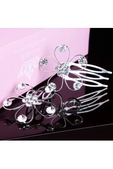 Beauitful Alloy with Rhinestones Wedding Bridal Headpiece