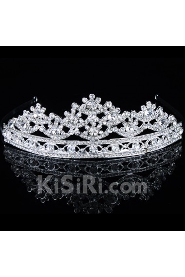 Gorgeous Wedding Jewelry Set - Rhinestones with Alloy Earrings,Necklace and Headpiece
