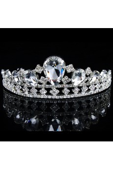Luxurious Shining Alloy with Rhinestones Wedding Jewelry Set,Including Necklace,Earrings and Headpiece