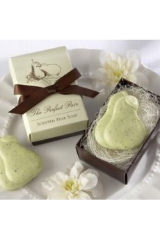 "The Perfect Pair" Pear Shaped Scented Soap Wedding Favor