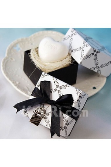 Mini Heart Scented White Soap Wedding Favor