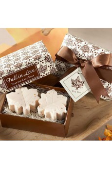 Leaf Shaped Soap Wedding Favor (Set of 2)