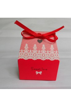 Sweet Love Square Favor Box (Set of 12)