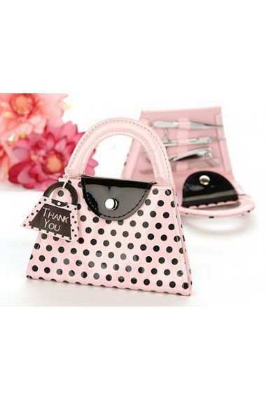 Pink Purse Manicure Kit Wedding Favor