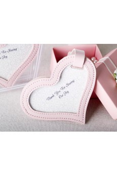 Heart Shaped Luggage Tag (Three Colors)