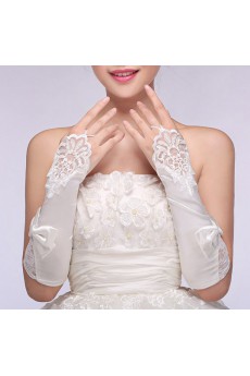 Fingerless Elbow Length Bridal Wedding Gloves