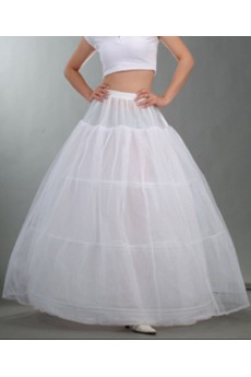 3 Tier Ball Gown Floor Length Bridal Wedding Petticoat