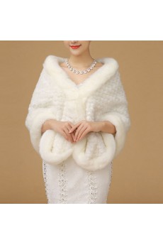 Large Faux Fur Party / Casual Shawl