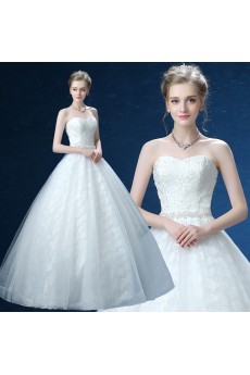 Organza, Lace Sweetheart Floor Length Sleeveless Ball Gown Dress with Sequins