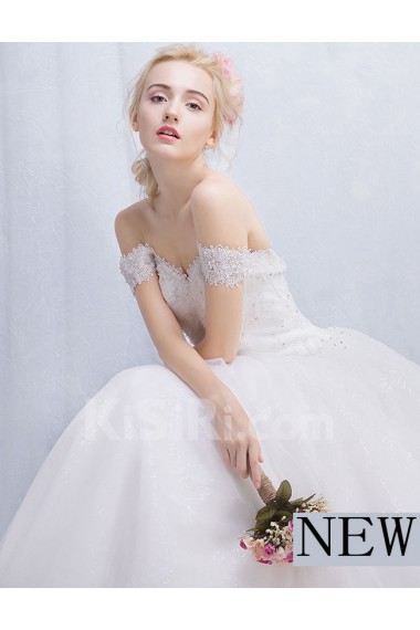Tulle, Lace V-neck Floor Length Sleeveless Ball Gown Dress with Sequins