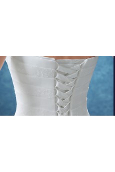 Organza Sweetheart Chapel Train Sleeveless Ball Gown Dress with Rhinestone