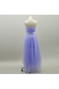 Tulle Short/Minin Sweetheart Sleeveless A-line Dress with Bow