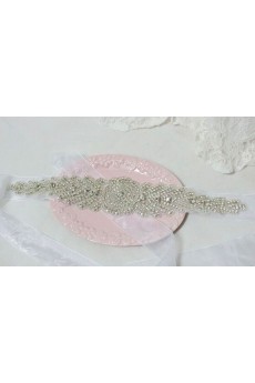 Luxurious Handmade Rhinestone Wedding Sash