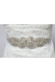 Luxurious Handmade Rhinestone Wedding Sash