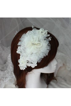 Fabric Wedding Headpieces with Rhinestone