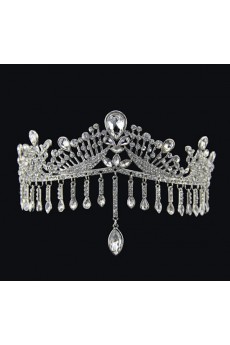 Alloy Crown Wedding Headpieces with Rhinestone