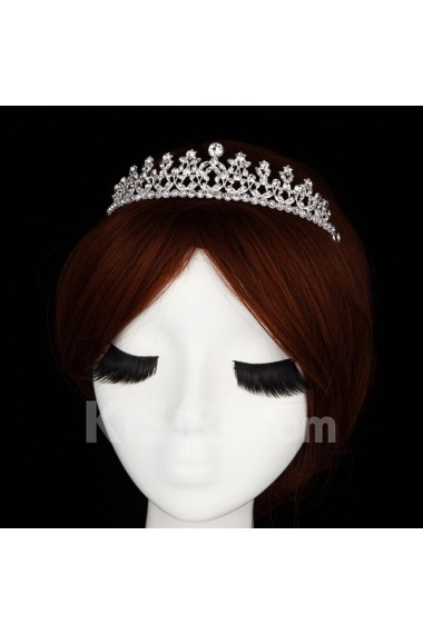 Alloy Crown Wedding Headpieces with Rhinestone