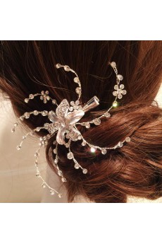 Alloy Wedding Headpieces with Rhinestone