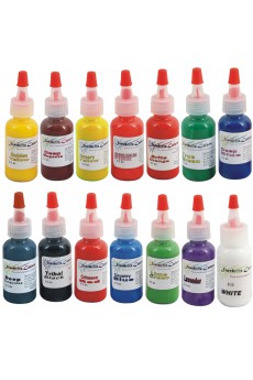 2 Professional 10 Coil Wraps Tattoo Guns Kit with LED Power Supply and 14 Colors