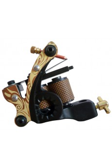 2 Professional Tattoo Machines Kit for Lining and Shading (28 Colors Included)