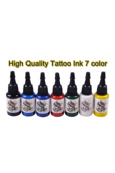 Professional Tattoo Guns Kit Completed Set with 2 Dragonfly Tattoo Guns and 7 Colors