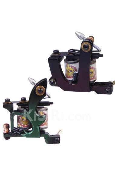 High Quality Tattoo Machines Kit Completed Set with 2 Tattoo Guns and LCD Power Supply (20 Colors)