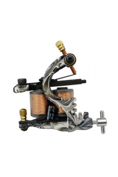 Tattoo Machines Kit Completed Set with 2 Tattoo Guns and Locking Aluminum Carrying Case (40 Colors)