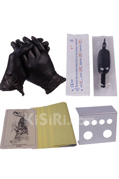 Professional Tattoo Gun Kit for Lining and Shading with 7 Colors