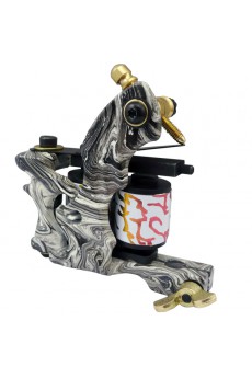 2 Professional Tattoo Guns Kit with LED Power Supply and 20 x 5ml Colors