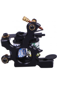 2 Professional Tattoo Guns Kit with LED Power Supply and 20 x 5ml Colors