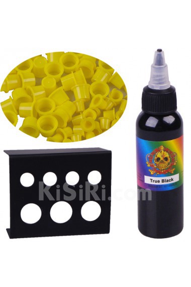 Professional Tattoo Gun Kit for Lining and Shading (20 x 5ml Colors Included)