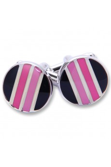 Men's Pink Metal Cufflink