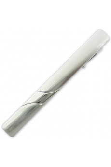 Men's Silver Metal Tie Bars 