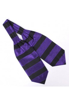 Men's Purple Microfiber Cravat