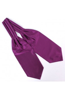 Men's Purple Microfiber Cravat