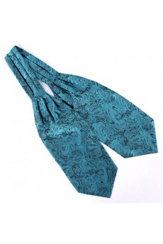 Men's Blue Microfiber Cravat