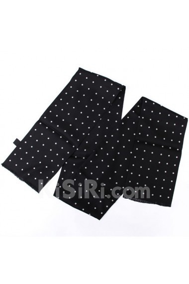 Men's Black Silk Cravat  