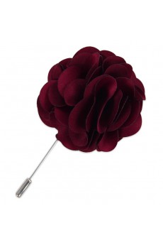 Men's Plum Microfiber Lapel Pins 