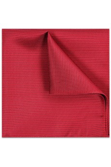 Men's Jujube Red Microfiber Pocket Square  