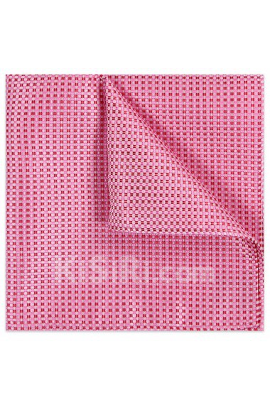 Men's Pink Microfiber Pocket Square  