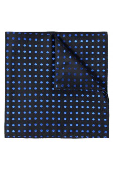 Men's Black Microfiber Pocket Square 