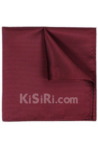 Men's Jujube Red Microfiber Pocket Square 