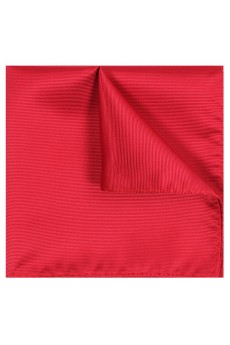 Men's Red Microfiber Pocket Square 